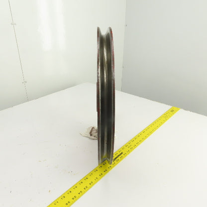 500mm / 19-7/8" OD Steel Cable Wire Rope Pulley 2" Bore 45mm OAW