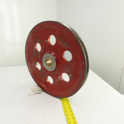 500mm / 19-7/8" OD Steel Cable Wire Rope Pulley 2" Bore 45mm OAW