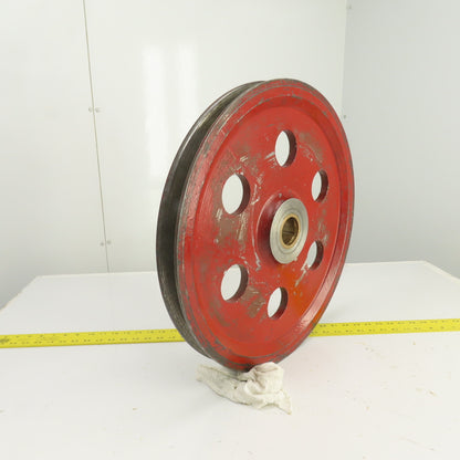 500mm / 19-7/8" OD Steel Cable Wire Rope Pulley 2" Bore 45mm OAW