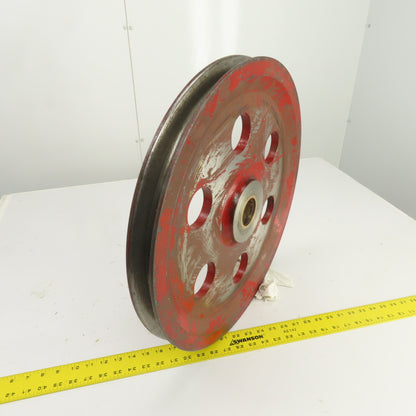 500mm / 19-7/8" OD Steel Cable Wire Rope Pulley 2" Bore 45mm OAW