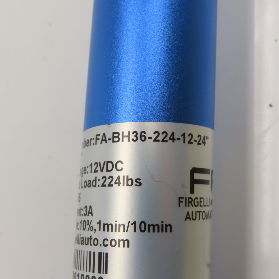 Firgelli FA-BH36-224-12-24" 36 Cal. Linear Actuators 24VDC 24" Stroke 224Lb Load