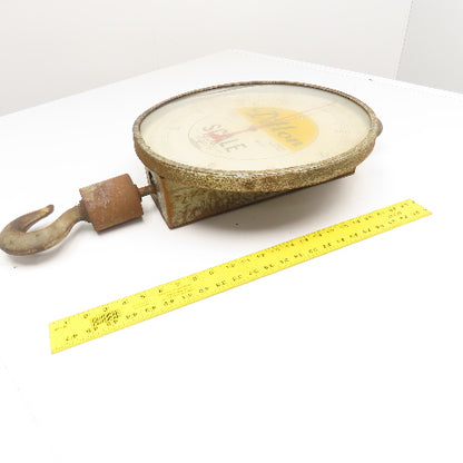 Dillon S-2500 0-2500Lbs Capacity Hanging Scale 5Lbs. Increments 16" Face Width
