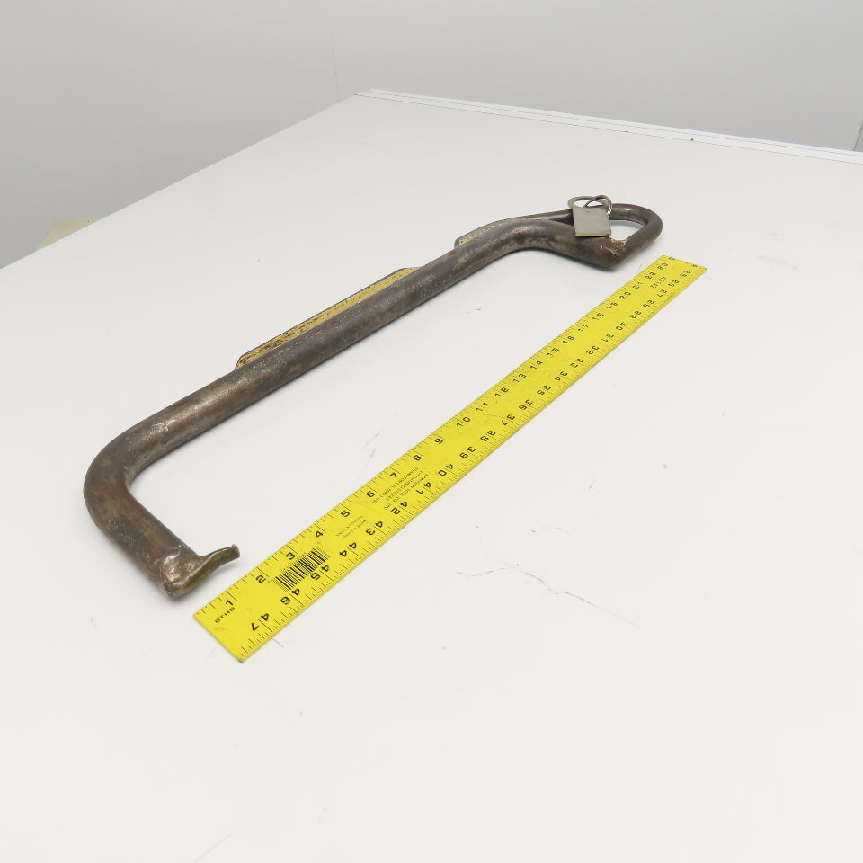 Wiscolift Certified 2000Lbs. Single Leg Coil Lifting J-Hook 2' Reach