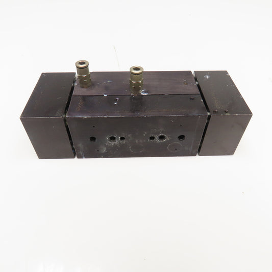 1" Stroke Pneumatic Double Acting Double Ended Linear Actuator