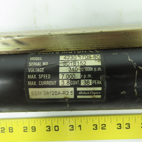 Atlas Copco 4230 1705 80 QRT 62-200 Electric Nut Runner 3/4" Drive 7000RPM 41V