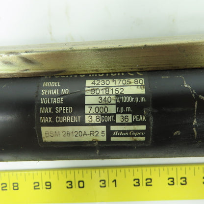 Atlas Copco 4230 1705 80 QRT 62-200 Electric Nut Runner 3/4" Drive 7000RPM 41V