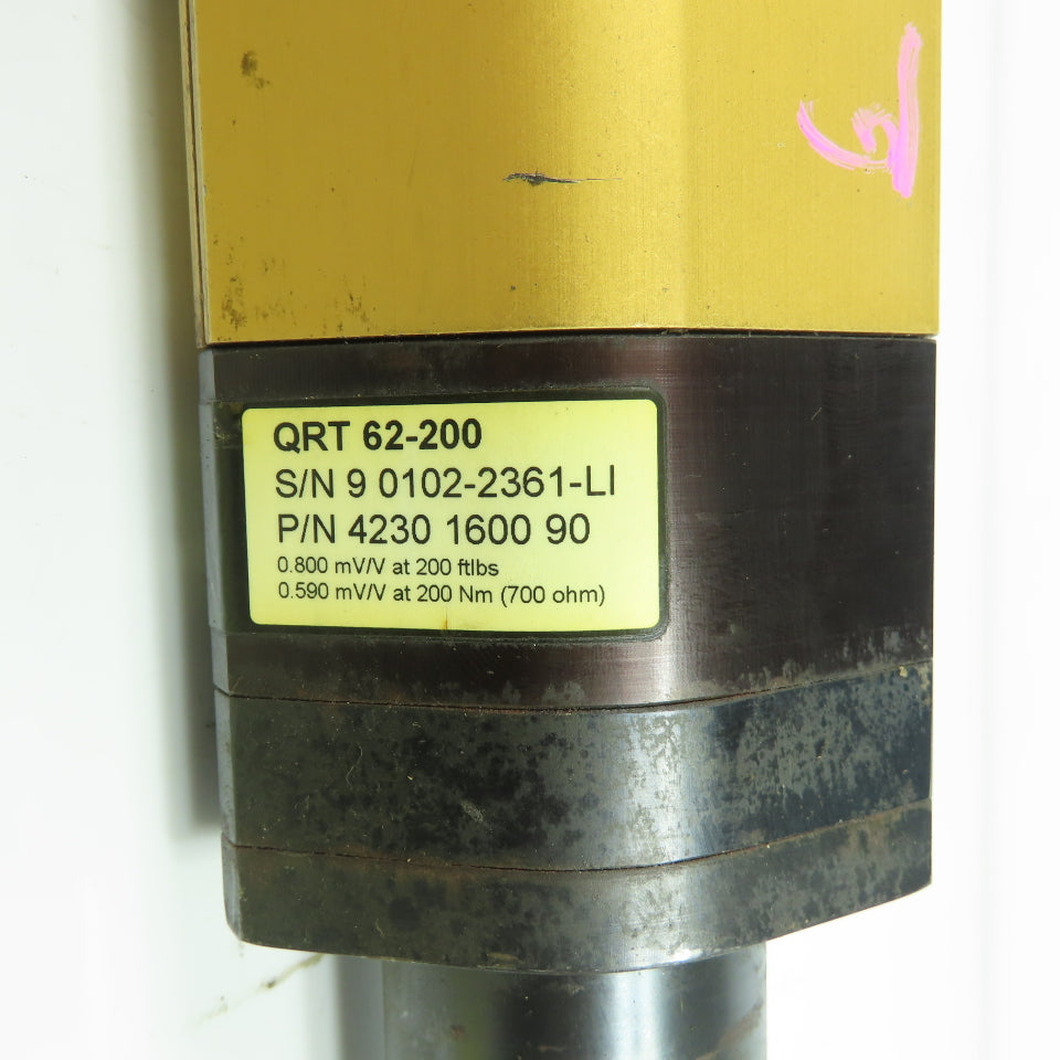 Atlas Copco 4230 1705 80 QMR62-32RT Electric Nut Runner 5/8" Drive 7000RPM 41V