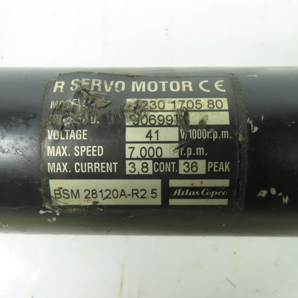 Atlas Copco 4230 1705 80 QRT 62-200 Electric Nut Runner 5/8" Drive 7000RPM 41V