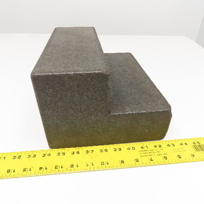 9" x 12" x 6" Black Granite Angle Plate Step Block