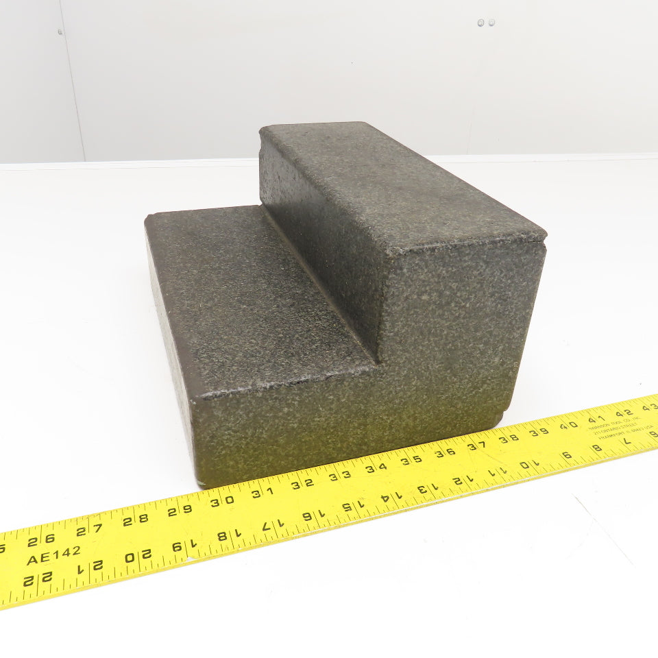 9" x 12" x 6" Black Granite Angle Plate Step Block