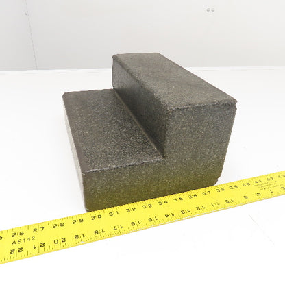 9" x 12" x 6" Black Granite Angle Plate Step Block