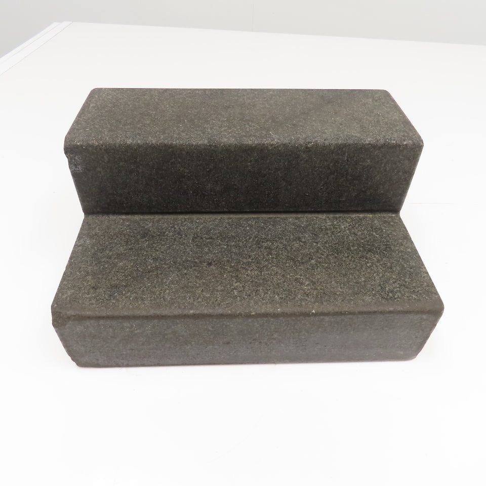 9" x 12" x 6" Black Granite Angle Plate Step Block