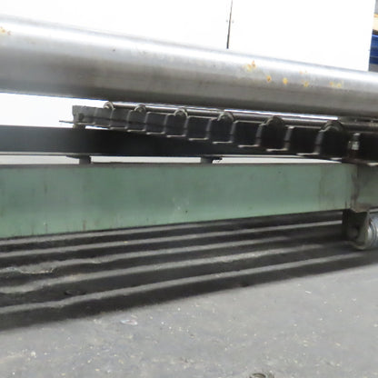 87-1/2" W x 46" L Heavy Duty Gravity Pallet Case Conveyor Section 2.5"OD 83" BF