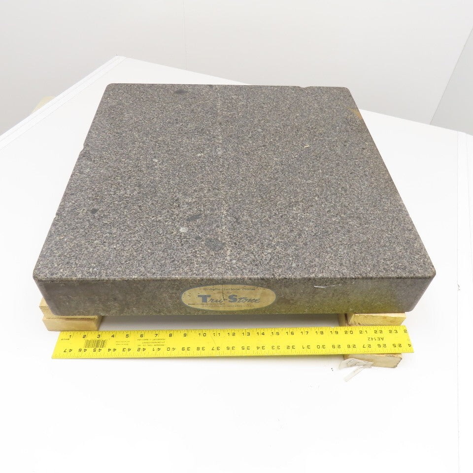 Tru Stone 24" x 24" x 4" Gray Granite Surface Plate Layout
