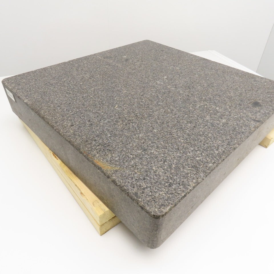 Tru Stone 24" x 24" x 4" Gray Granite Surface Plate Layout