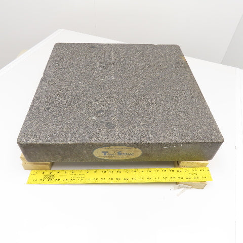 Tru Stone 24" x 24" x 4" Gray Granite Surface Plate Layout