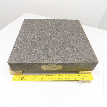 Tru Stone 24" x 24" x 4" Gray Granite Surface Plate Layout
