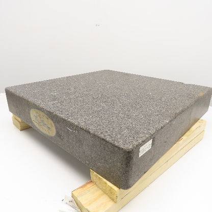 Tru Stone 24" x 24" x 4" Gray Granite Surface Plate Layout
