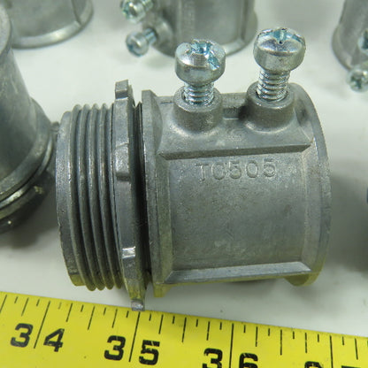 Neer TC505 1-1/2" Set Screw Conduit Connector Coupling Lot Of 9