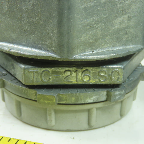 TC-216-SC 2" Conduit Compression Connector Fitting Steel City Lot of 8