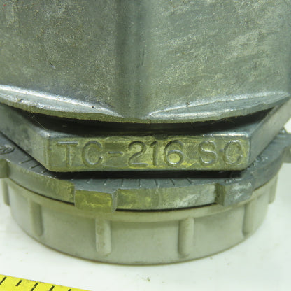 TC-216-SC 2" Conduit Compression Connector Fitting Steel City Lot of 8