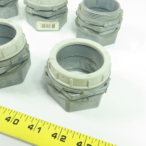 TC-216-SC 2" Conduit Compression Connector Fitting Steel City Lot of 8