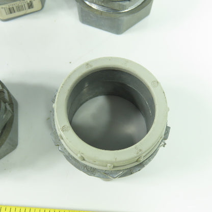 TC-216-SC 2" Conduit Compression Connector Fitting Steel City Lot of 8