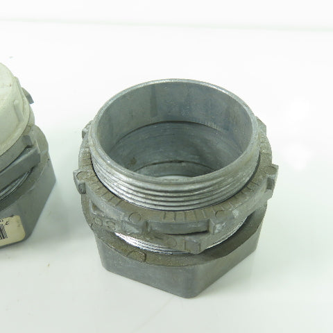 TC-216-SC 2" Conduit Compression Connector Fitting Steel City Lot of 8