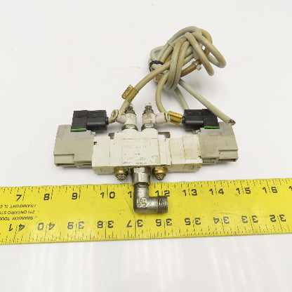 SMC SY7320-5YO-02F-Q 5/3 Position Pneumatic Solenoid Valve 24VDC Coil