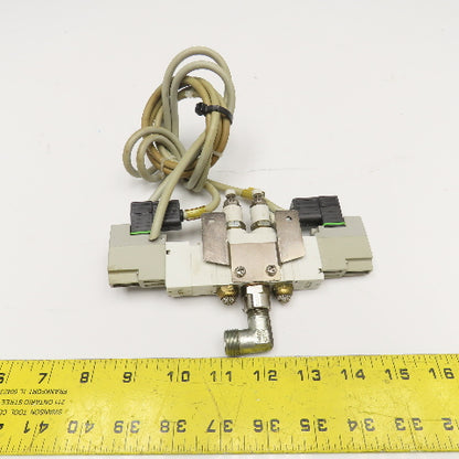 SMC SY7320-5YO-02F-Q 5/3 Position Pneumatic Solenoid Valve 24VDC Coil