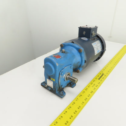 Morse 18GCT 30:1 Ratio Dual Output Gear Motor 38RPM 230/460V 3PH 1HP 3/4" Shaft