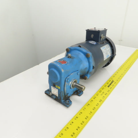 Morse 18GCT 30:1 Ratio Dual Output Gear Motor 38RPM 230/460V 3PH 1HP 3/4" Shaft