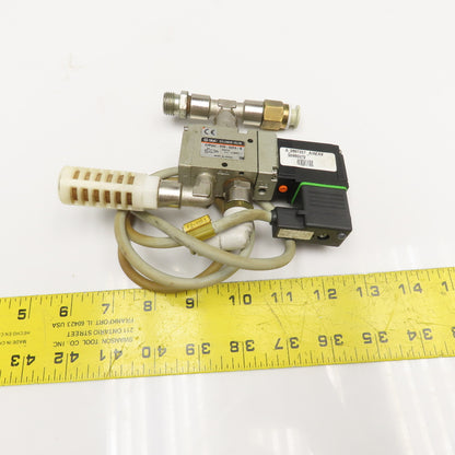 SMC EVP342-5YO-02FA-Q 3/2 Position Pneumatic Solenoid Valve 24V AC/DC Coil