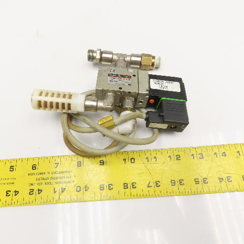 SMC EVP342-5YO-02FA-Q 3/2 Position Pneumatic Solenoid Valve 24V AC/DC Coil