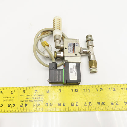 SMC EVP342-5YO-02FA-Q 3/2 Position Pneumatic Solenoid Valve 24V AC/DC Coil