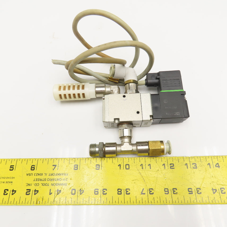 SMC EVP342-5YO-02FA-Q 3/2 Position Pneumatic Solenoid Valve 24V AC/DC Coil