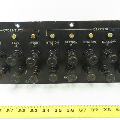 Hardinge AHC Auto Chucker Carriage & Cross Slide Operator Control Panel