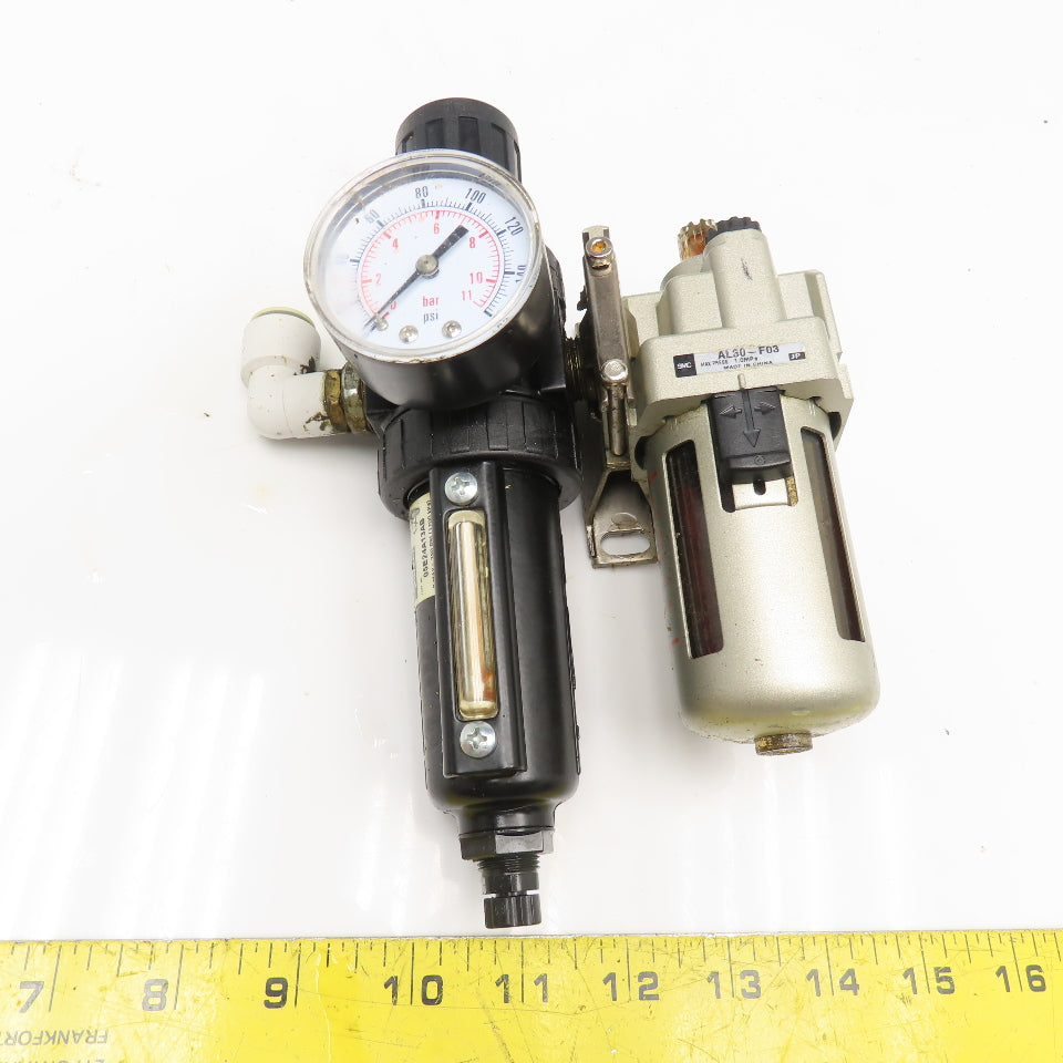 Parker AL30-F03 05E24A13AB 1/2" NPT Compressed Air Filter Regulator Lubricator