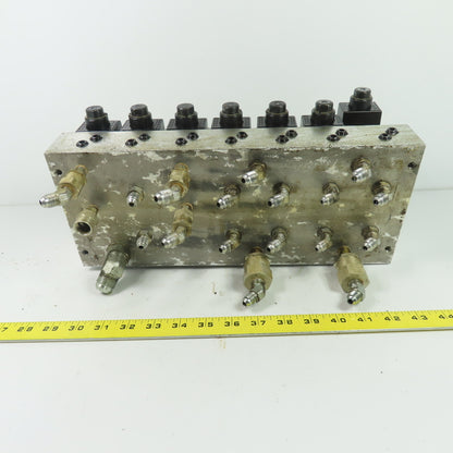 Double A QM-005-C-10B1-TSP Hydraulic Solenoid Valve Bank Manifold Block 115VCoil