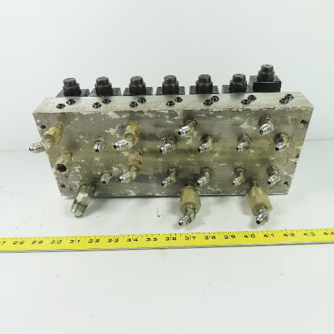 Double A QM-005-C-10B1-TSP Hydraulic Solenoid Valve Bank Manifold Block 115VCoil