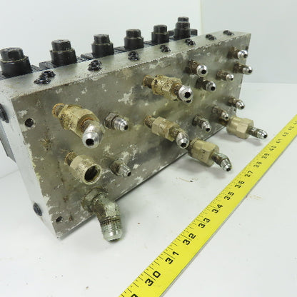 Double A QM-005-C-10B1-TSP Hydraulic Solenoid Valve Bank Manifold Block 115VCoil