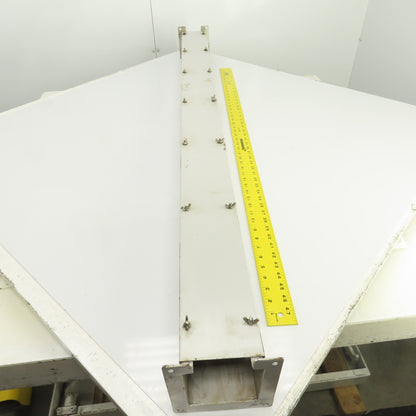 Screw Cover Lay-in Wireway Gutter Trough Straight Section 4" x 4" x 59"