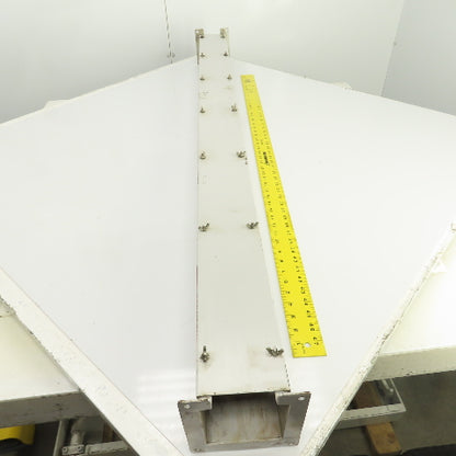 Screw Cover Lay-in Wireway Gutter Trough Straight Section 4" x 4" x 59"