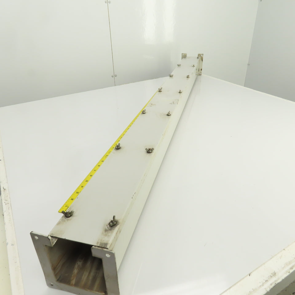 Screw Cover Lay-in Wireway Gutter Trough Straight Section 4" x 4" x 59"