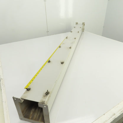 Screw Cover Lay-in Wireway Gutter Trough Straight Section 4" x 4" x 59"
