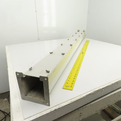 Screw Cover Lay-in Wireway Gutter Trough Straight Section 4" x 4" x 59"