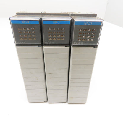 Allen Bradley 1746-IB16 SLC500 DC Sink Input Module Ser C Lot Of 3