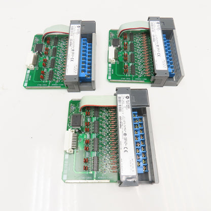 Allen Bradley 1746-IB16 SLC500 DC Sink Input Module Ser C Lot Of 3