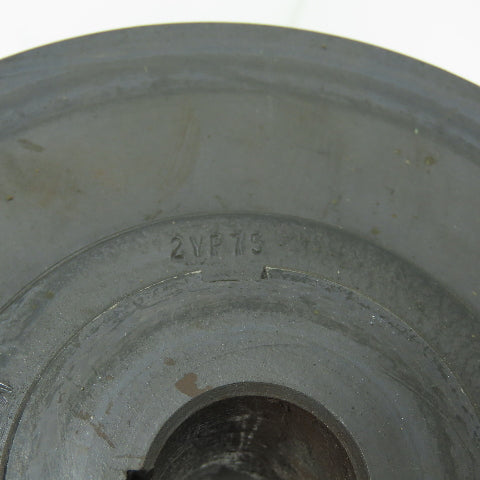Browning 2VP75 2-Groove Variable Pitch Sheave Pulley 1/8" Lock Bore
