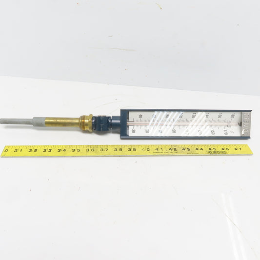 Terice Adjustable Angle Industrial Thermometer 30-130° F 6" Stem